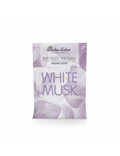 BOLES D'OLOR WHITE MUSK SACHET PERFUMADO 90ml.