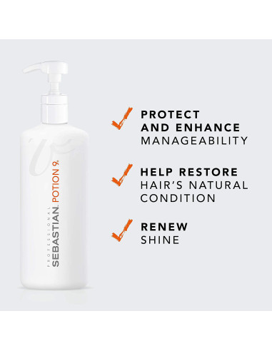 SEBASTIAN POTION 9 - 16.9 oz.  500ml.