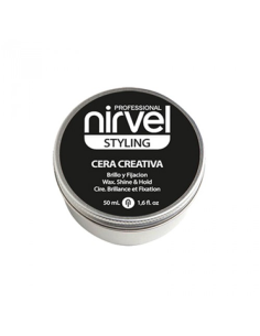NIRVEL MEN BARBER WAX 50ml. cera de fijación ligera para barba y bigote