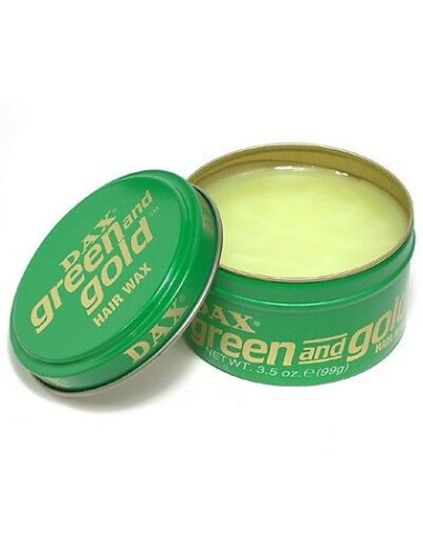DAX GREEN AND GOLD HAIR WAX 99gr. 3.5oz. Imperial Dax Company