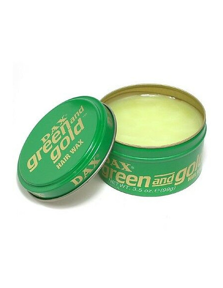 DAX GREEN AND GOLD HAIR WAX 99gr. 3.5oz. Imperial Dax Company