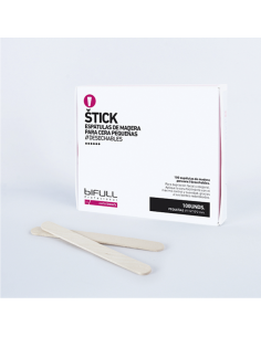 BIFULL ESPATULAS BIGOTERAS MADERA 100 UDS REF. 42038