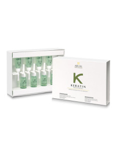 ARUAL KERATIN TREATMENT Regenerador 8 ampollas, Tratamiento Débiles, Quebradizos y Sin Fuerza