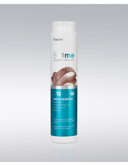 ERAYBA BIOME B12 BIO SHAMPOO 250ml. aloe vera macadamia oil coconut oil quinoa