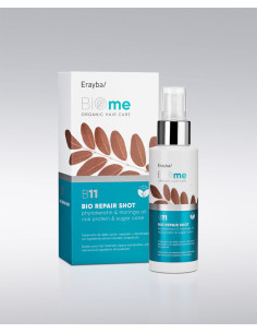 ERAYBA BIOME B11 BIO REPAIR SHOT 100ml. phytokeratin moringa oil rice protein sugar cane