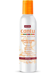 CANTU SHEA BUTTER SUPER SHINE HAIR SILK 180ml. 6oz.