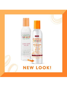 CANTU SHEA BUTTER SUPER SHINE HAIR SILK 180ml. 6oz. 2