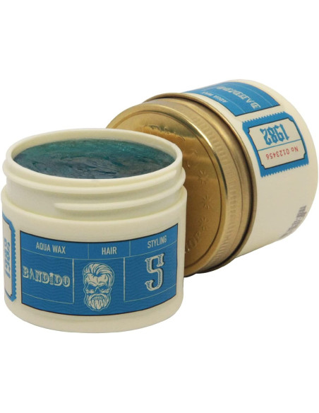Bandido Aqua 5 Wax BLUE 125ML. 4.22oz. Maximum Hold