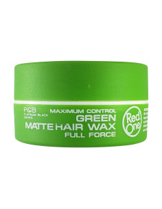 Red One AquaHair Wax MATTE GREEN 150ML. Maximum Hold 2