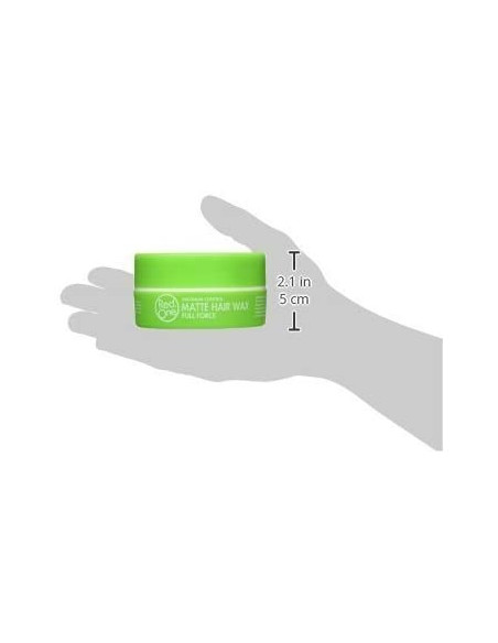Red One AquaHair Wax MATTE GREEN 150ML. Maximum Hold