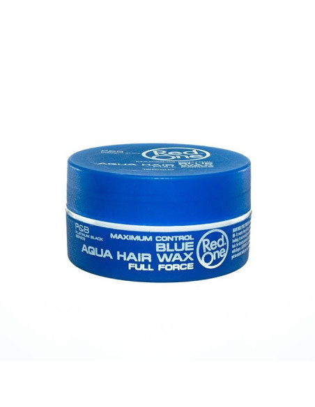 Red One AquaHair Wax AZUL 150ML. Maximum Hold