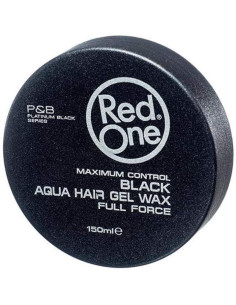 Red One AquaHair Wax NEGRO 150ML. Maximum Hold
