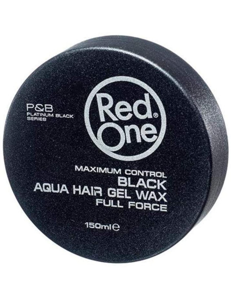Red One AquaHair Wax NEGRO 150ML. Maximum Hold