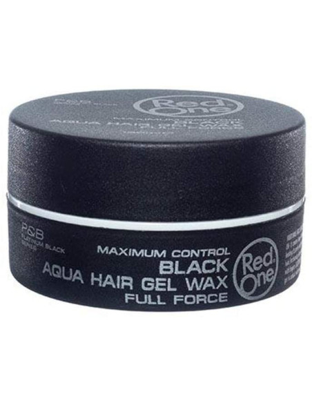 Red One AquaHair Wax NEGRO 150ML. Maximum Hold