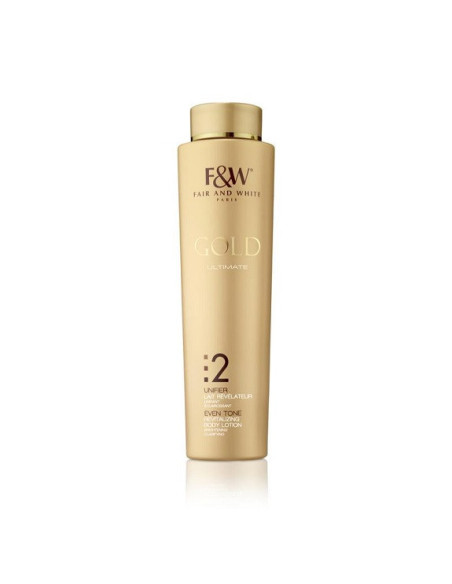 Fair and White Gold Ultimate num. 2 Unifier Lait Révélateur Unifiant Éclaircissant 500ml. 17.6oz.