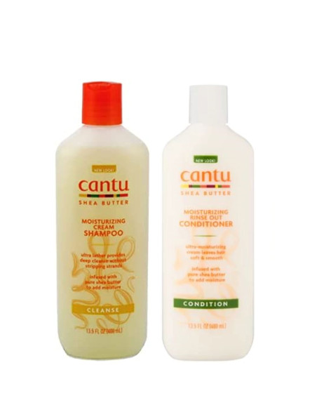 CANTU SHEA BUTTER MOITURIZING CREAM SHAMPOO 400ml. 13.5oz.
