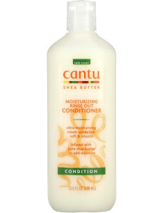 CANTU SHEA BUTTER MOISTURIZING RINSE OUT CONDITIONER 400ml. 13.5oz.