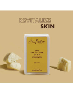 Shea Moisture Raw Shea Butter Soap Dry Skin 230gr. 8oz. 2