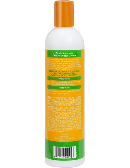 CANTU AVOCADO CURL ACTIVATOR CREAM 355ml.12 oz.