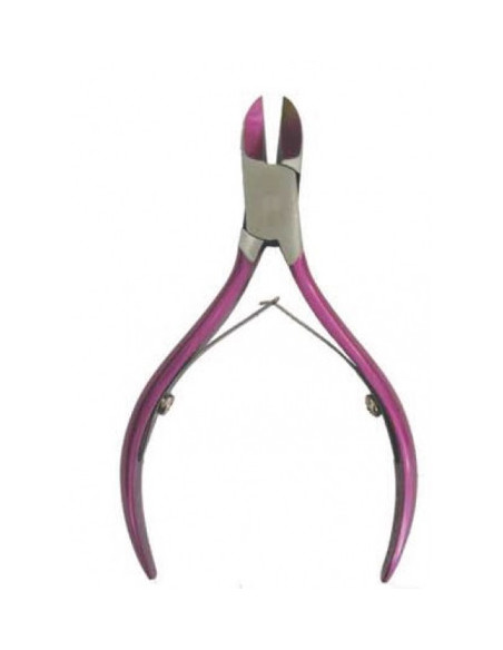 ALBI ALICATE DE UÑAS 2 MUELLES ROSA METALIZADO Ref. 7203/10