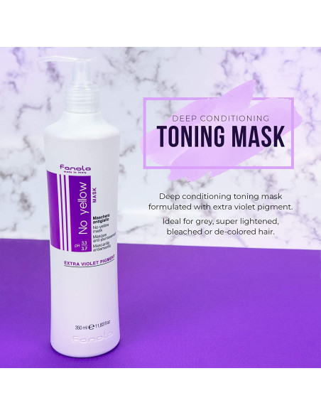 FANOLA MASCARILLA ANTIAMARILLO NO YELLOW 350ml. 11.83oz.