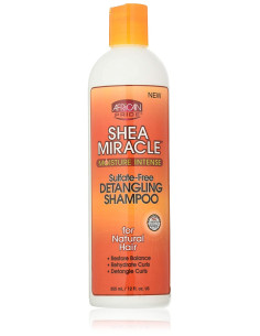 African Pride-Shea Miracle Detangling Shampoo Sulfate Free 355ml 12oz. Moisture Intense 2
