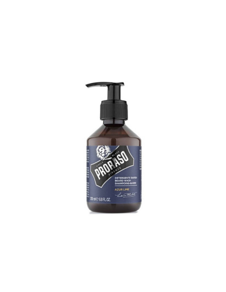 PRORASO CHAMPU PARA BARBA CITRICO AZUR LIME 200ml. 6.8oz.