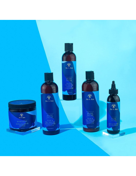 As I Am Dry Itchy Scalp Care Oil Treatment 120ml. 4oz. Olive - Tea Tree