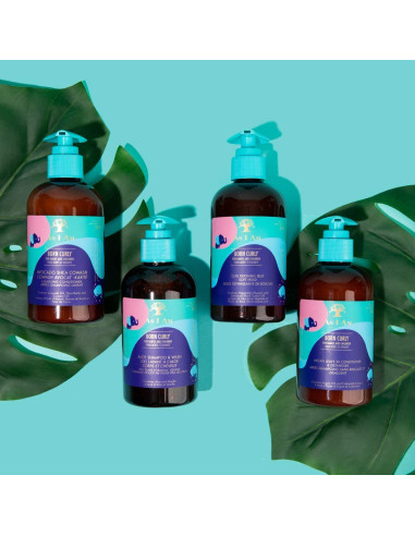AS I AM BORN CURLY ALOE SHAMPOO & WASH 240ml. 8oz. Aloe and Vanilla
