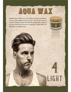 BANDIDO 4 LIGHT GREEN AQUA WAX 125ML. MAXIMUM HOLD 2