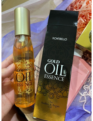 MONTIBELLO GOLD OIL ESSENCE 130ml. THE AMBER & ARGAN