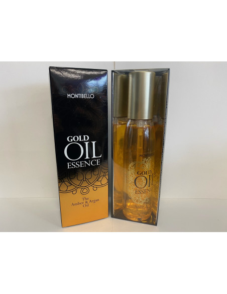 MONTIBELLO GOLD OIL ESSENCE 130ml. THE AMBER & ARGAN