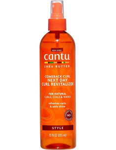 CANTU SHEA BUTTER COMEBACK CURL NEXT DAY -CURL REVITALIZER- 355ML. 12OZ.