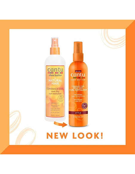 CANTU SHEA BUTTER COMEBACK CURL NEXT DAY -CURL REVITALIZER- 355ML. 12OZ.