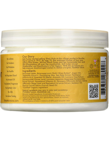 SHEA MOISTURE RAW SHEA BUTTER DEEP TREATMENT MASQUE 340G