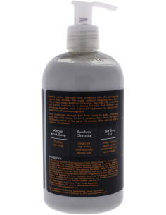 SHEA MOISTURE AFRICAN BLACK SOAP BAMBOO CHARCOAL BALANCING CONDITIONER 384ML 2