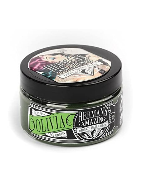 HERMAN'S OLIVIA GREEN AMAZING DIRECT HAIR COLOR 115ML.