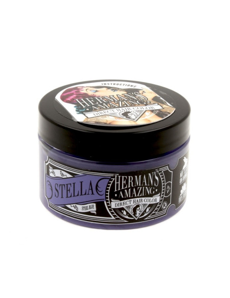 HERMAN'S STELLA STEEL BLUE AMAZING DIRECT HAIR COLOR 115ML.