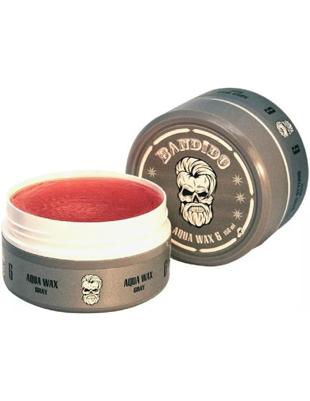 BANDIDO AQUA 6 WAX GRAY 150ML. MAXIMUM HOLD PACK 3 UNIDADES