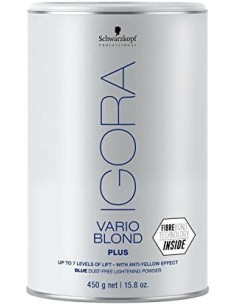 IGORA VARIO BLOND PLUS POWDER LIGHTENER BLUE 450GR. SCHWARZKOPF