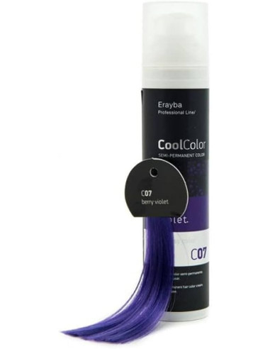 ERAYBA COOLCOLOR SEMI PERMANENT COLOR C07 BERRY VIOLET FANTASY COLOR 100 ML