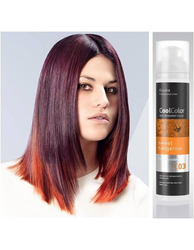 ERAYBA COOLCOLOR SEMI PERMANENT COLOR C03 SWEET TANGERINE COLOR 100 ML