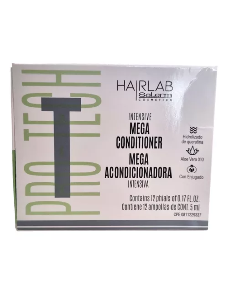 SALERM MEGA ACONDICIONADORA TRATAMIENTO - PAQUETE DE  5*12ML - 12 UNIDADES
