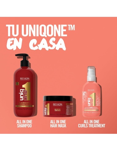UNIQ ONE CURLS TREATMENT VEGANO 230ML.