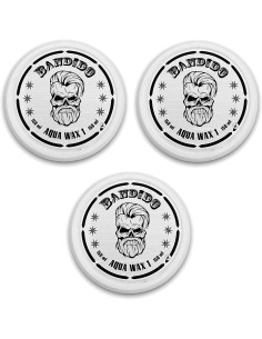 Bandido Aqua 1 Wax BRIGHT WHITE 150ML. Maximum Hold PACK 3 UNID.