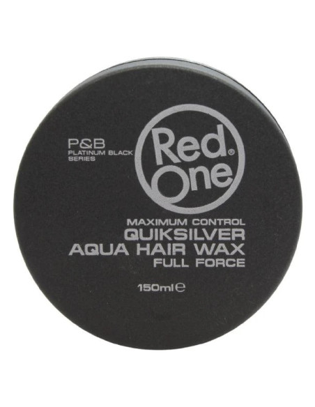 Red One AquaHair Wax QUICK SILVER 150ML. Maximum Hold