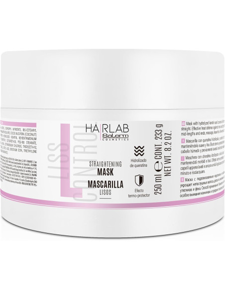 SALERM MASCARILLA LISOS HAIRLAB 250ML.