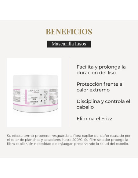 SALERM MASCARILLA LISOS HAIRLAB 250ML.