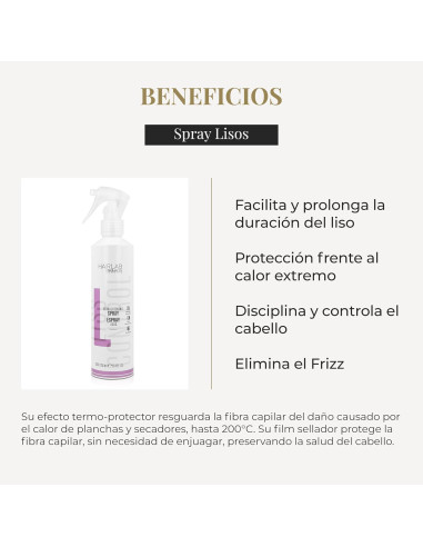 SALERM SPRAY LISOS HAIRLAB 250ML.