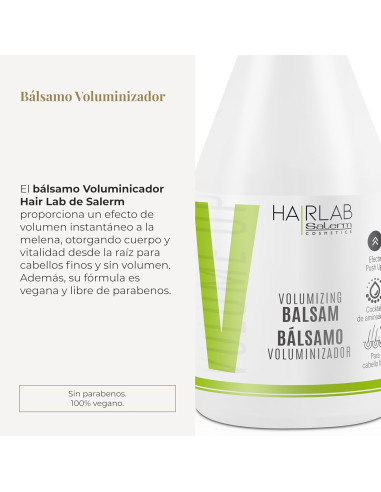 SALERM BALSAMO VOLUMINIZADOR HAIRLAB 1200ML.